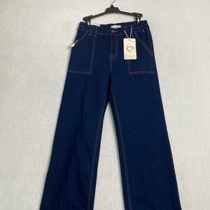 New Lovely Co. Wide Leg Women’s Jeans Size 9 Stretchy Y2K